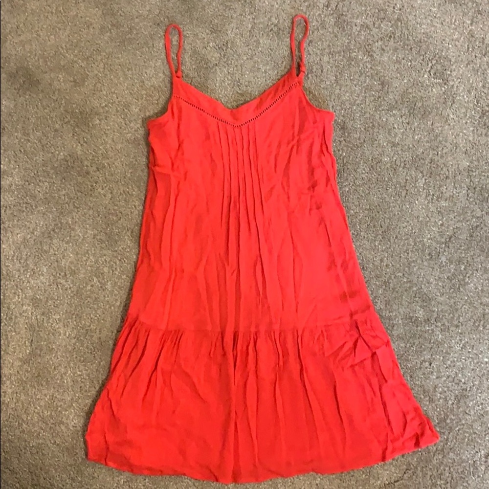 red dress